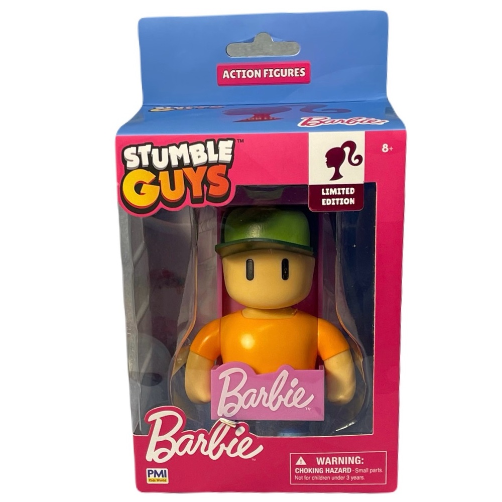 Stumble‎ Guys Action Figure 1-Pack - Barbie Fan Guy - NIB